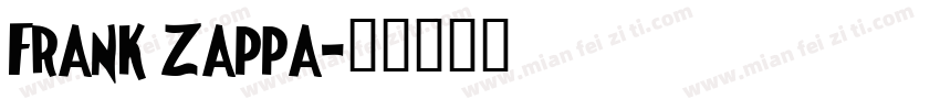Frank Zappa字体转换